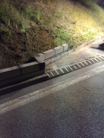 Chantier de nuit bretelle A104